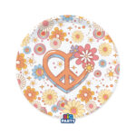 Χάρτινα Πιάτα - 70’s Hippie (6 τεμ) - Image 5