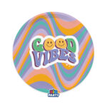 Χάρτινα Πιάτα - 70’s Hippie (6 τεμ) - Image 6