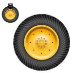 Πιάτα πάρτυ - Ρόδα Τρακτέρ (30 cm - 4 τεμ) - Image 2