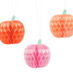 Χάρτινες διακοσμητικές Κολοκύθες (3 τεμ)