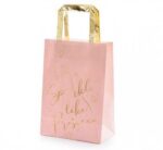 Χάρτινες σακούλες δώρων ροζ Prosecco (6 τεμ)