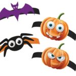 Χάρτινη Κορδέλα Halloween (4 τεμ)