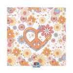 Χαρτοπετσέτες - 70's Hippie (16 τεμ)