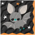 Halloween Χαρτοπετσέτες - Νυχτερίδα (16 τεμ)