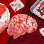 Χαρτοπετσέτες Halloween - Εγκέφαλος (20 τεμ) - Image 2