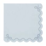 Χαρτοπετσέτες με Βολάν Misty Μπλε (12 τεμ)