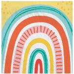 Χαρτοπετσέτες Ουράνιο Τόξο Retro (16 τεμ)