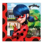 Χαρτοπετσέτες πάρτυ Miraculous Ladybug (20 τεμ)