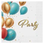 Χαρτοπετσέτες φαγητού Party Balloons (20 τεμ)