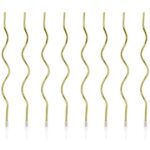 Χρυσά ψηλά κεράκια Curl (8 τεμ)