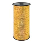 Χρυσή Holographic κορδέλα 92m