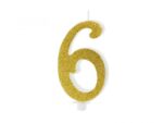 Χρυσό κεράκι αριθμός 6