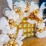 Χρυσό Μπαλόνι foil για Backdrop 140cm - Image 2