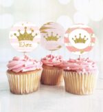 Topper Cupcake Κορώνα κορίτσι (6 τεμ)