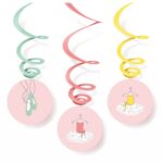 Διακοσμητικά Οροφής Swirls Μπαλαρίνα (6 τεμ)