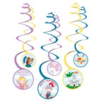 Διακοσμητικά Οροφής Swirls Πριγκίπισσα και Ιππότης (6 τεμ)