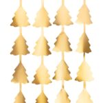 Διακοσμητική Κουρτίνα με χρυσά Χριστουγεννιάτικα Δέντρα - Image 5