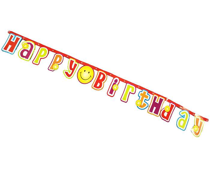 Διακοσμητικό μπάνερ Happy Birthday 1,85μ