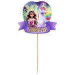 Διακοσμητικό Topper Τούρτας με όνομα - Unicorn Academy