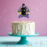 Διακοσμητικό Topper Τούρτας με όνομα - Wednesday - Image 2