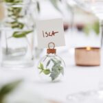 Διάφανες Μπάλες μ ευκάλυπτο και καρτελάκι (6 τεμ) - Image 2