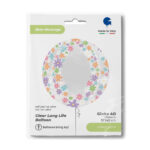 Orbz Διάφανο Μπαλόνι πολύχρωμες Μαργαρίτες - Image 3