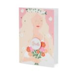 Ευχετήρια Κάρτα Bride με αποσπώμενη καρφίτσα