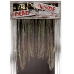 Επιγραφή με υφασμάτινη κουρτίνα πόρτας "Dead Inside"