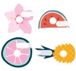 Ετικέτες ποτηριών Summer Party (6 τεμ)