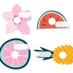 Ετικέτες ποτηριών Summer Party (6 τεμ)