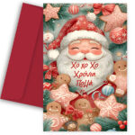 Ευχετήρια Χριστουγεννιάτικη Κάρτα - "Άγιος Βασίλης"