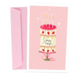 Ευχετήρια Κάρτα Γενεθλίων Birthday Cake