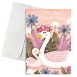 Ευχετήρια Κάρτα για τη μαμά Κυκνάκια