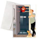 Ευχετήρια Κάρτα Μπαμπάς και Γιος