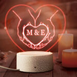 Φωτιστικό led & plexiglass - Hold my Heart - Image 3