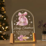 Φωτιστικό led για Δασκάλα - Merry Christmas