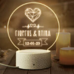 Φωτιστικό led plexiglass - Diamond Heart - Image 4