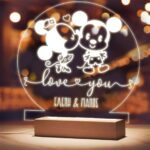 Φωτιστικό led plexiglass - Mickey & Minnie - Image 2