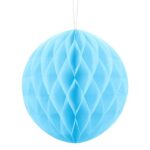 Γαλάζια χάρτινη διακοσμητική μπάλα