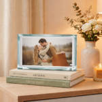 Γυάλινη κορνίζα  με εφέ καθρέπτη φωτογραφία