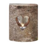 Γυάλινο Κηροπήγιο Κορμός Δέντρου