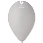 Γκρι Λάτεξ Μπαλόνια (10 τεμ)
