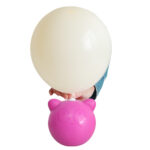 Ηλεκτρική Τρόμπα μπαλονιών ροζ Αρκουδάκι - Image 2