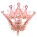 Junior Shape Μπαλόνι ροζ-χρυσό Κορώνα