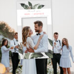 Κάδρο Photo Booth Γάμου - Dusk Botanical