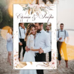Κάδρο Photo Booth Γάμου - Boho