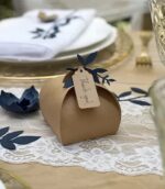 Καμπυλωτό Κουτί κραφτ για μπομπονιέρα με καρτελάκια (10 τεμ) - Image 2