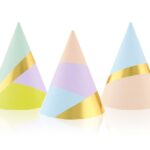 Καπέλα πάρτυ Παστέλ mix (6 τεμ)