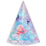 Καπελάκι πάρτυ Γοργόνα (4 τεμ)