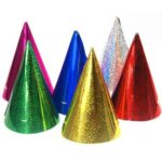Καπελάκια χάρτινα ιριδίζοντα σε διάφορα χρώματα (20 τεμ)